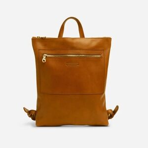 Best-Selling Sold-Out Miramar Leather Backpack in Rust Brown